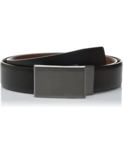Perry Ellis Men's Portfolio Reversible Patterned Plaque Belt