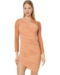 Norma Kamali Long Sleeve Diana Mini Dress