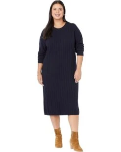 Madewell Plus (Re)sourced Ribbed Midi Sweater Dress