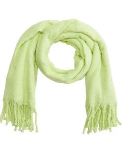 Madewell Textured Solid With Contrasting Fringe Scarf