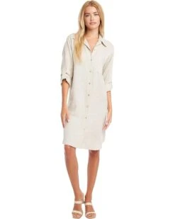 Karen Kane Linen Shirtdress