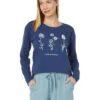 Life Is Good Detailed Spring Flowers Crusher-Flex™ Tunic
