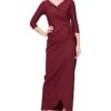 Alex Evenings Long Surplice Sheath Dress -Daily Clothes Store 61e7TLn2ZL. AC SR736920