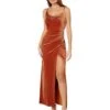 BCBGMAXAZRIA Stretch Velvet Evening Dress -Daily Clothes Store 61nin7NelYL. AC SR736920