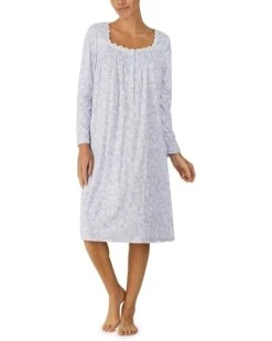 Eileen West Long Sleeve Microfleece Waltz Gown