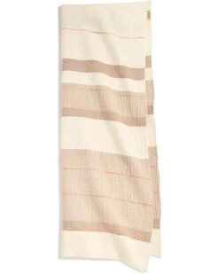Madewell Textured Stripe Gauze Scarf