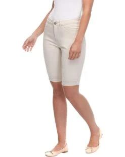 FDJ French Dressing Jeans Pastel Denim Suzanne Bermuda In Sandcastle