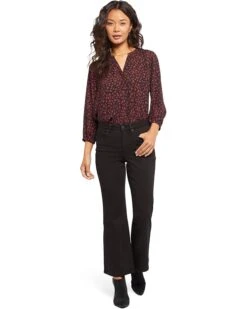 NYDJ Relaxed Flare In Vintage Black