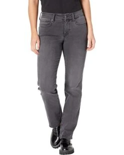 NYDJ Petite Marilyn Straight Jeans In Gilt