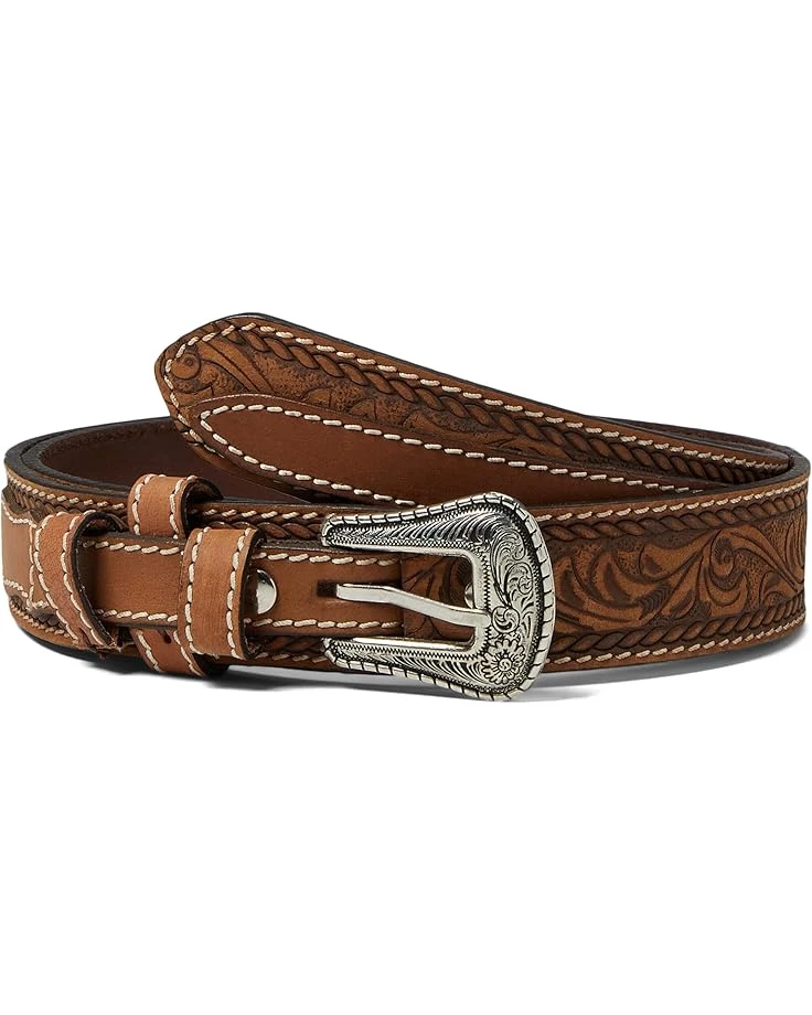 Ariat Floral Embossed Ranger Belt 3 Ariat Floral Embossed Ranger Belt