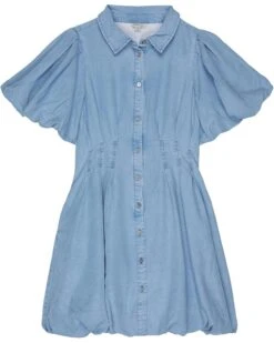HABITUAL Girl Puff Sleeve Fit-and-Flare Dress (Big Kids)