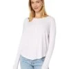 Bobi Los Angeles Raw Edge Long Sleeve Top -Daily Clothes Store 71OaFFkcQRL. AC SR736920