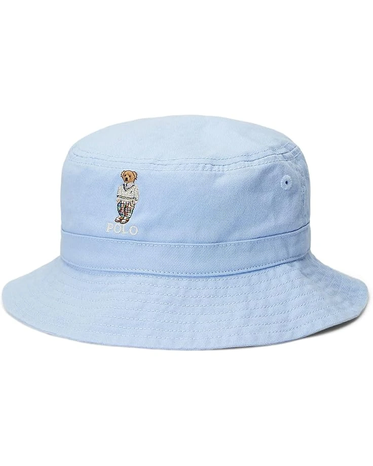 Polo Ralph Lauren Kids Polo Bear Cotton Twill Bucket Hat (Toddler) 3 Polo Ralph Lauren Kids Polo Bear Cotton Twill Bucket Hat (Toddler)