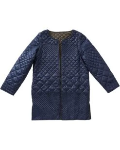 Silverts Quilted Reversible Jacket With Detachable Sleeves