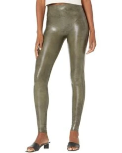 Spanx Faux Leather Croc Shine Leggings