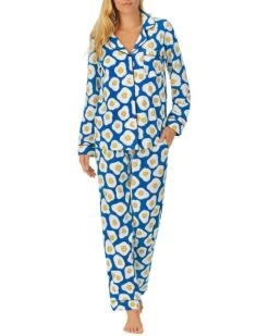 Bedhead PJs Zappos Print Lab: Sunny Side Up Long Sleeve Classic PJ Set