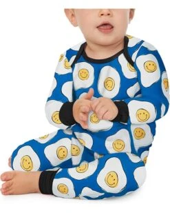 Bedhead PJs Zappos Print Lab: Sunny Side Up PJ Set (Infant)