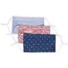Perry Ellis Standard Reusable Pleated Woven Fabric Face Masks (Pack Of 3, Assorted Prints And Colors) 1 Perry Ellis Standard Reusable Pleated Woven Fabric Face Masks (Pack Of 3, Assorted Prints And Colors) -Daily Clothes Store 71aEIsjIFjL. AC SR736920