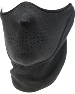 MUK LUKS S Men's Neo Fleece Half Mask-Black