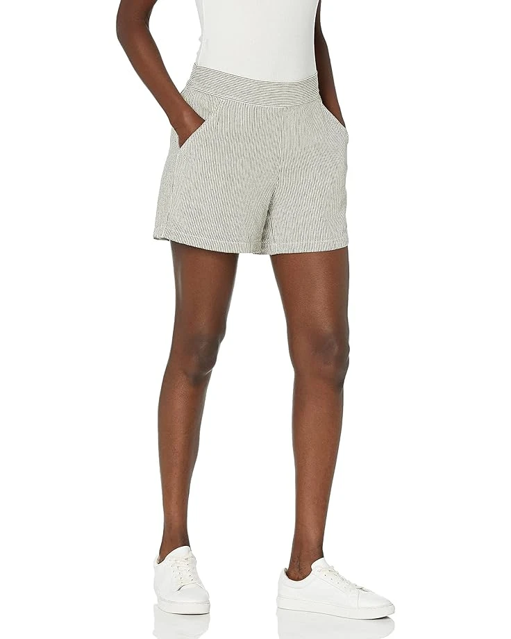 Max Studio Women's Striped Linen Shorts 3 Max Studio Women's Striped Linen Shorts