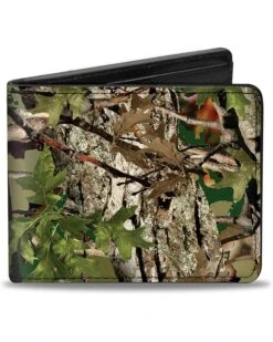 Buckle-Down PU Bifold Wallet - Hunting Camo