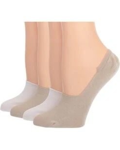 HUE Sneaker Liner 4-Pair Value Pack