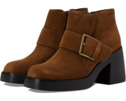 Vagabond Shoemakers Brooke Suede Buckle Bootie