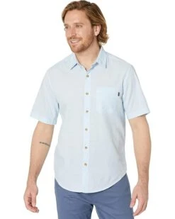 Dockers Short Sleeve Modern Fit Supreme Flex Washed Poplin Shirt