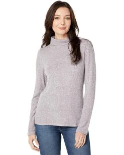 Dylan By True Grit Romi Heathered Rib Top