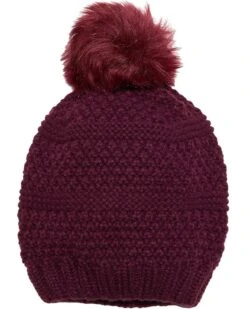 San Diego Hat Company Knit Beanie W/ Faux Fur Pom