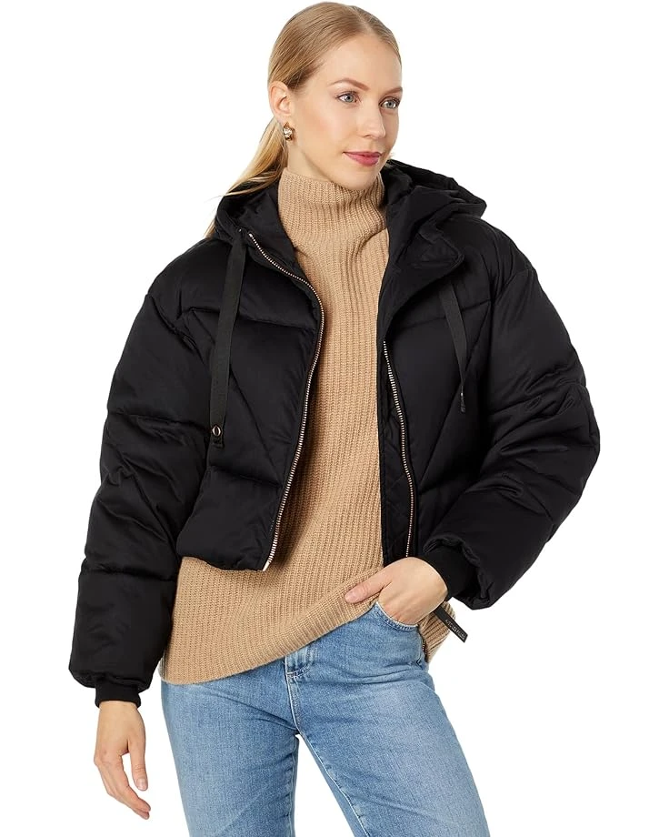 Avec Les Filles Rose Gold Hardware Cropped Puffer 3 Avec Les Filles Rose Gold Hardware Cropped Puffer