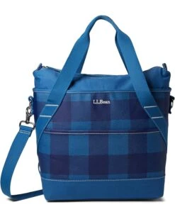 L.L.Bean Insulated Tote Medium Plaid