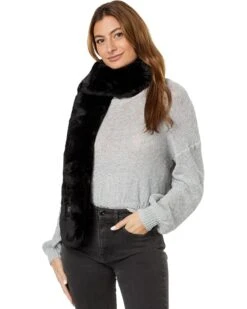 UGG Oblong Faux Fur Scarf