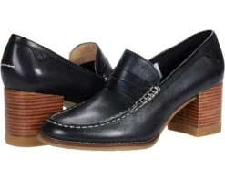 Sperry Seaport Penny Heel Leather