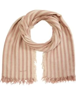 Chan Luu Cashmere Silk Striped Scarf