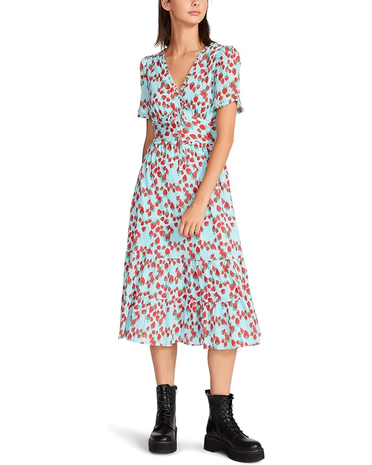 Betsey Johnson Strawberry Fields Cotton Voile Midi Dress 3 Betsey Johnson Strawberry Fields Cotton Voile Midi Dress