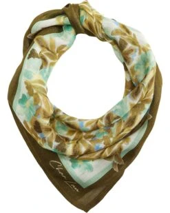 Chan Luu Watercolor Floral Print Bandana