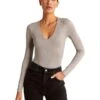 Abercrombie & Fitch Long Sleeve Seamless V-Neck Sparkle Bodysuit 1 Abercrombie & Fitch Long Sleeve Seamless V-Neck Sparkle Bodysuit -Daily Clothes Store 81soVnWhZSL. AC SR736920