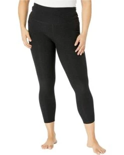 Beyond Yoga Plus Size Out Of Pocket High Waisted Spacedye Midi Leggings
