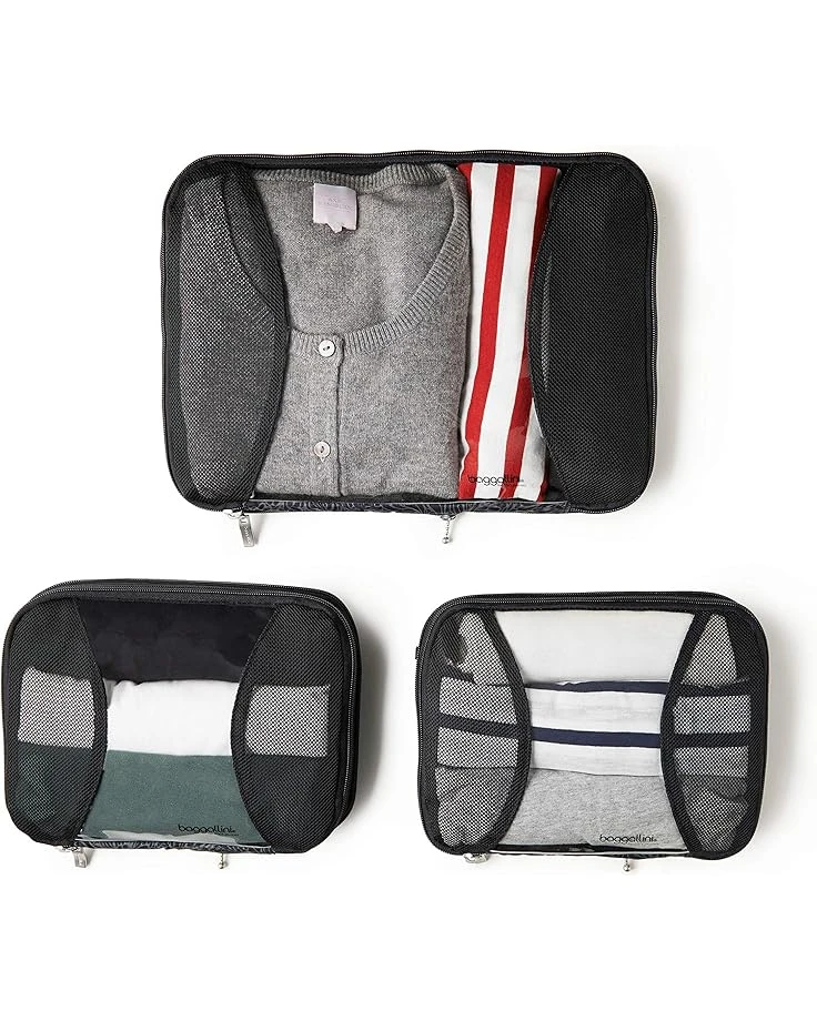 Baggallini 2 Medium / 1 Large Compression Cubes 3 Baggallini 2 Medium / 1 Large Compression Cubes