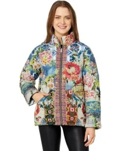 Johnny Was Ita Puffer Reversible Jacket