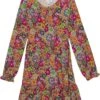 PEEK Vibrant Floral Knit Dress (Toddler/Little Kids/Big Kids)